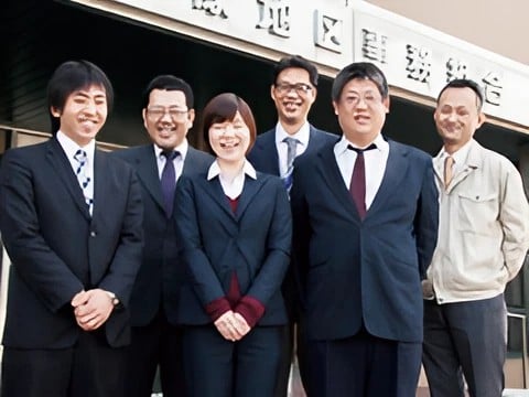 QTnet法人営業部の梅本、水田、細山田と一緒に。ゼロからネットワークを作り上げた最強のチームワーク！